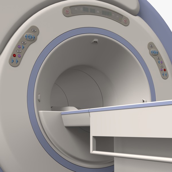mri machine 3d model - MRI Machine by Dave777
